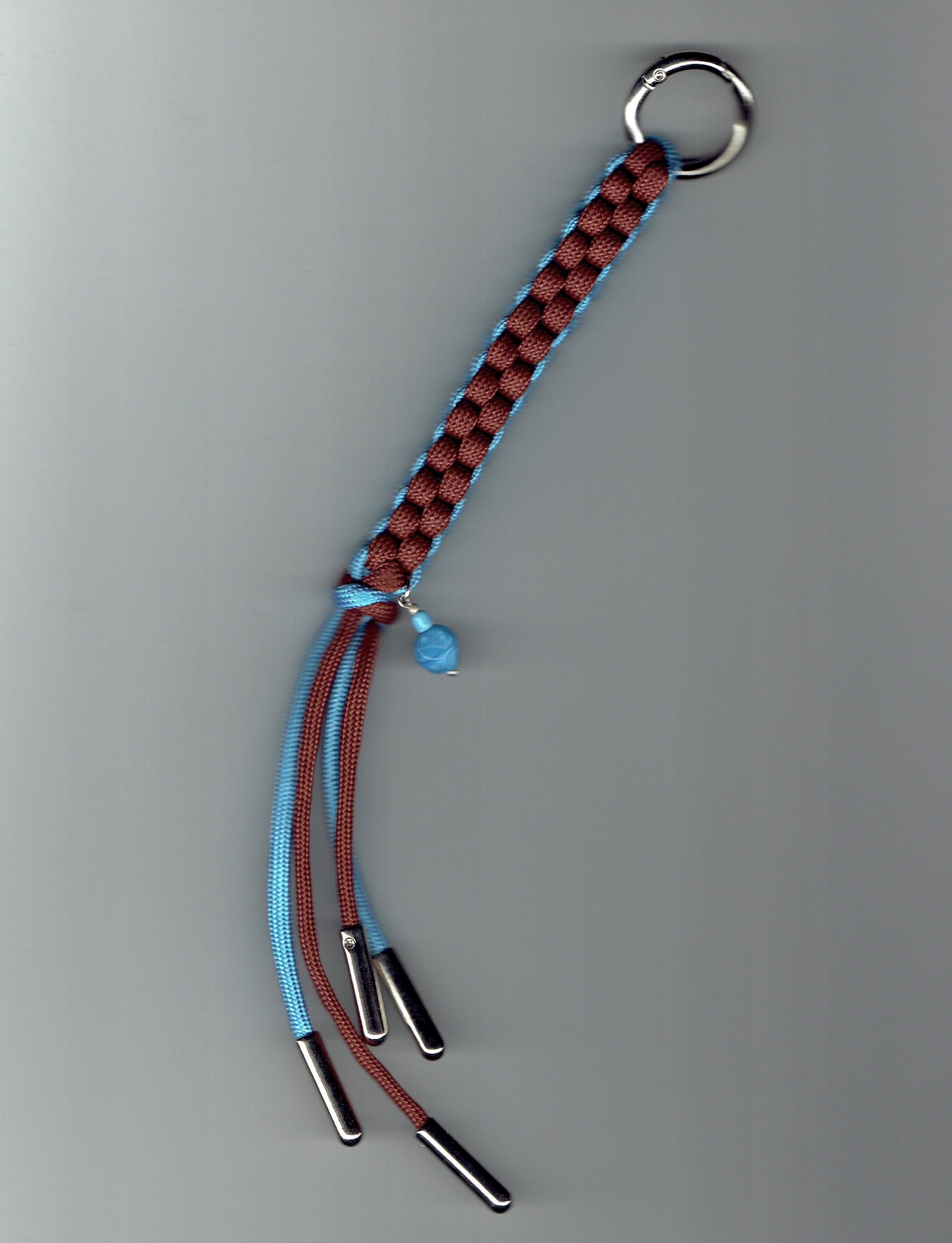 Paracord Box-Weave Bag Charm